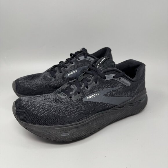 Brooks Shoes Ghost Max Black Men 9 2E Wide Running Sneaker 1104062E020 Gym Road main image 4